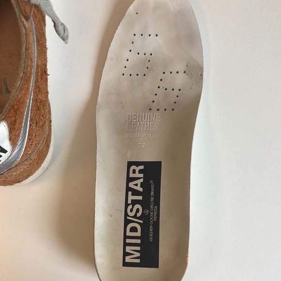 Golden Goose Mid/Star Brown Suede Sneakers - Picture 13 of 14